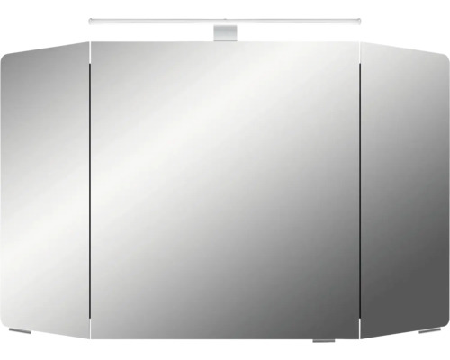 Armoire de toilette avec trois portes et éclairage