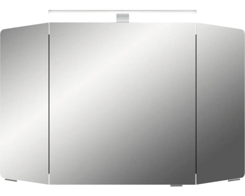 Dreitüriger Spiegelschrank mit Beleuchtung