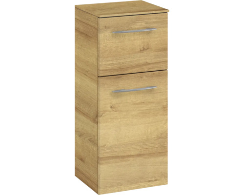 Hochschrank mit zwei Schubladen für das Badezimmer