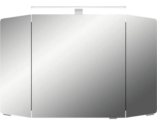 Dreifachspiegel mit Beleuchtung für das Badezimmer