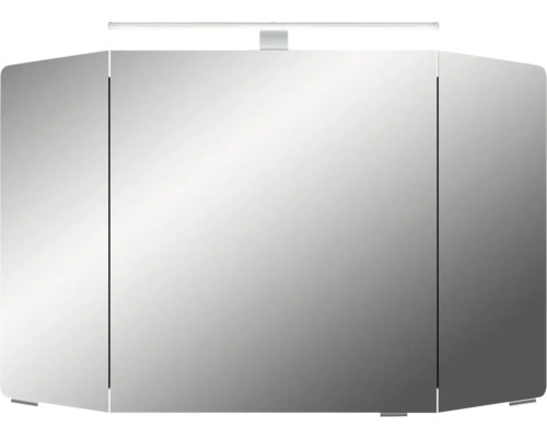 Armoire de toilette à trois portes avec éclairage