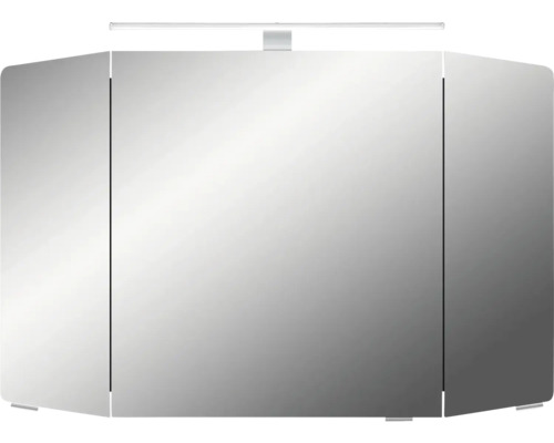 Armoire de toilette à trois portes avec éclairage