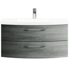 Meuble sous-lavabo avec lavabo et deux tiroirs