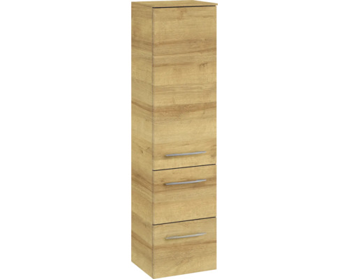 Armoire haute de salle de bains avec trois tiroirs