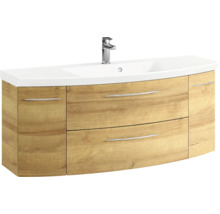 Meuble sous-vasque avec lavabo et robinet