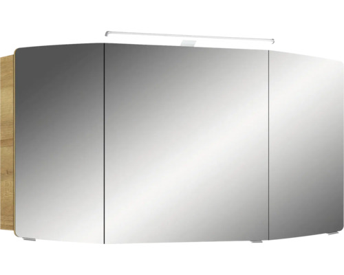 Armoire de toilette avec trois portes et éclairage