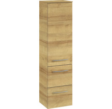 Armoire haute en bois avec trois tiroirs