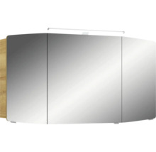 Armoire de toilette à trois portes avec éclairage