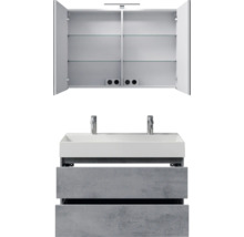 Waschtischunterschrank mit Spiegelschrank für Badezimmer