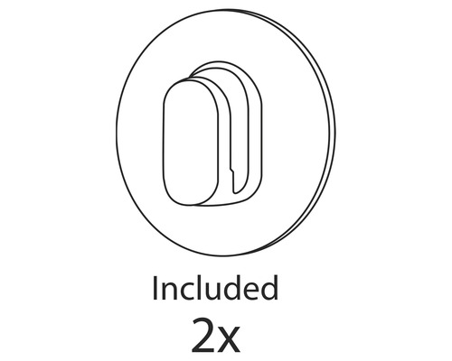 Deux pièces incluses