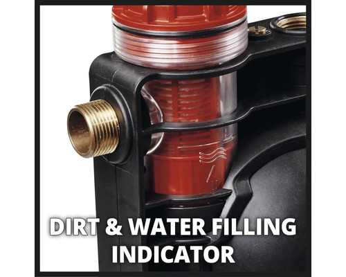 Indicateur de niveau de saleté et d''eau