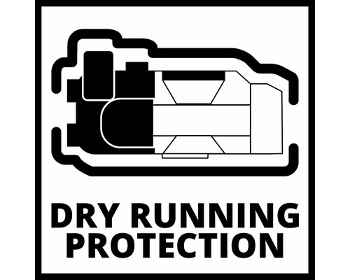 Symbole de protection contre la marche à sec