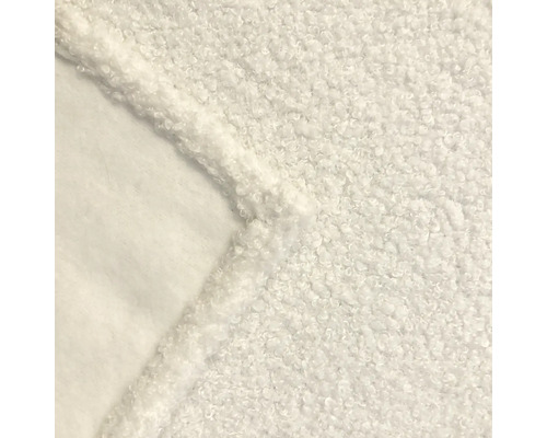 Gros plan d''une couverture en polaire blanche