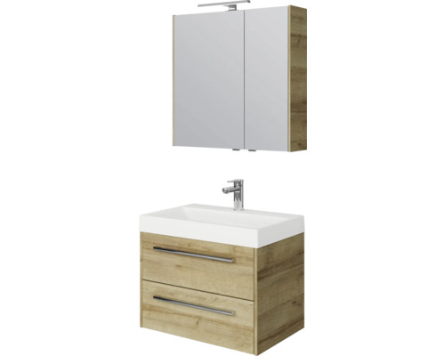 Badezimmer Waschtischkombination mit Spiegelschrank