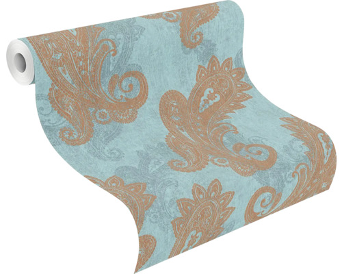 Rouleau de papier peint avec motif cachemire