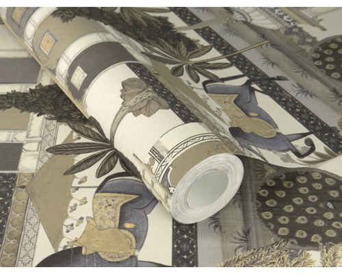 Tapetenrolle mit Tiermotiven für die Wandgestaltung