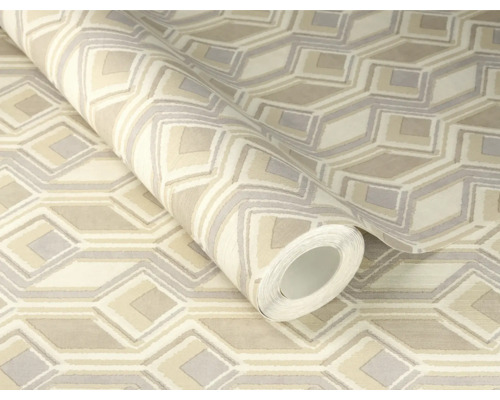 Rouleau de papier peint avec motif géométrique