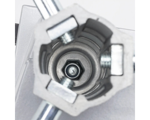 Vue détaillée d''un assemblage vissé en métal