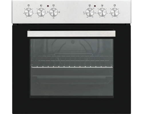 Cuisinière électrique avec boutons de commande et fenêtre de visualisation