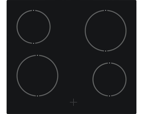 Plaque à induction avec quatre zones de cuisson