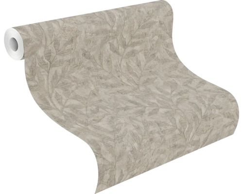 Rouleau de papier peint avec motif de feuilles