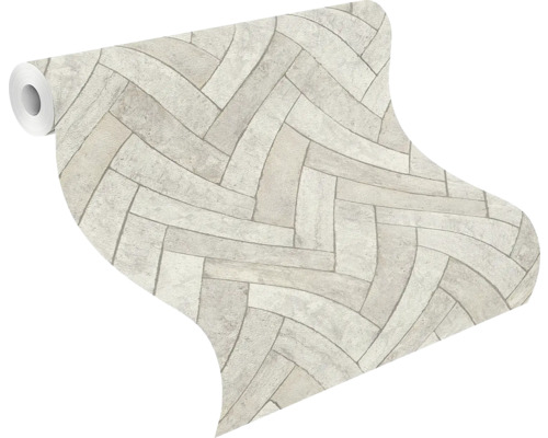 Rouleau de papier peint à motif chevrons