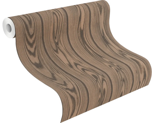 Rouleau de papier peint aspect bois