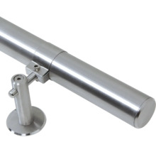 Rampe d''escalier en acier inoxydable avec support et vis