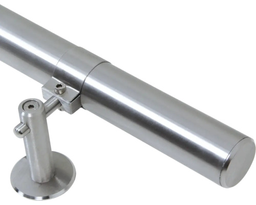 Rampe d''escalier en acier inoxydable avec support et vis