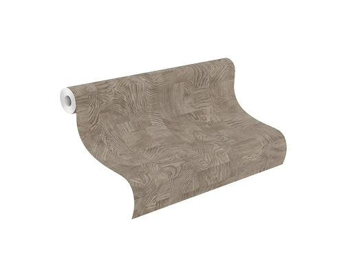 Tapetenrolle mit Holzoptik