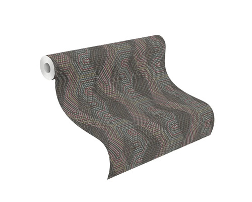 Rouleau de papier peint avec motif géométrique pour la décoration murale