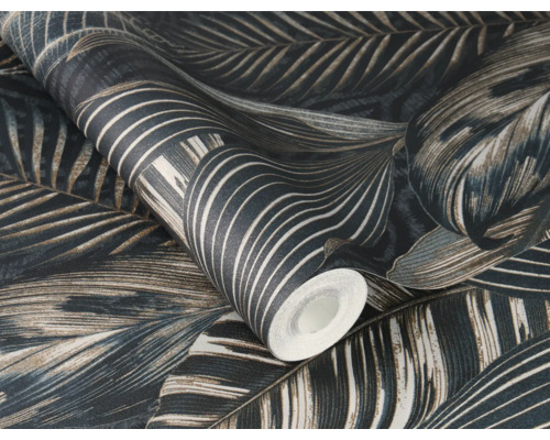 Rouleau de papier peint avec motif de feuilles