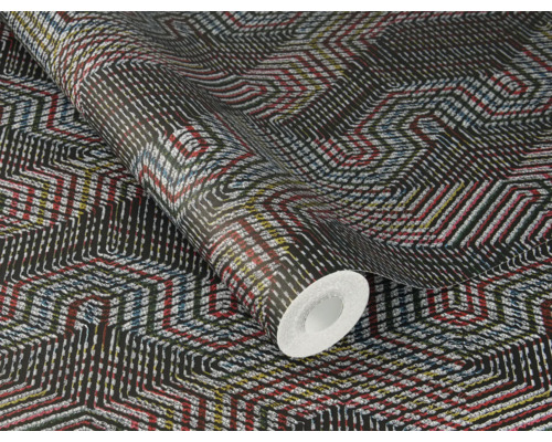 Rouleau de papier peint avec motif géométrique