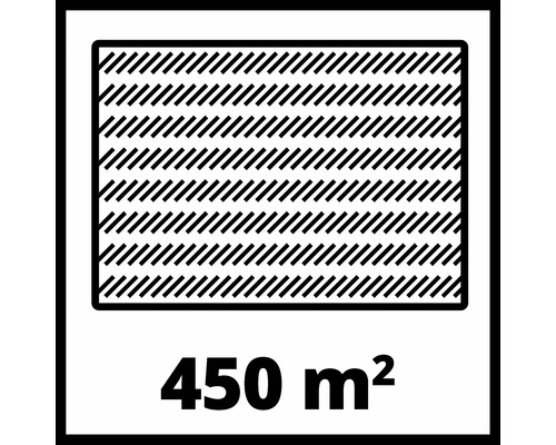 Convient aux pelouses jusqu''à 450 mètres carrés.