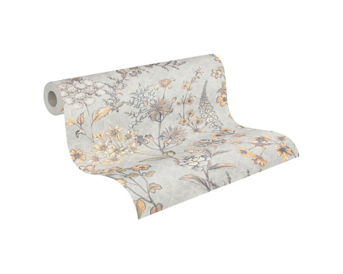 Rouleau de papier peint à motif floral