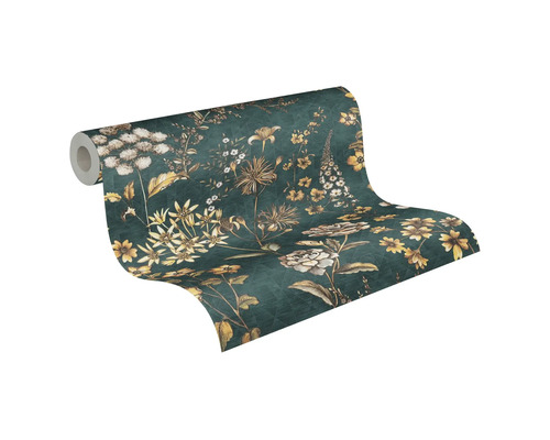 Tapetenrolle mit Blumenmuster
