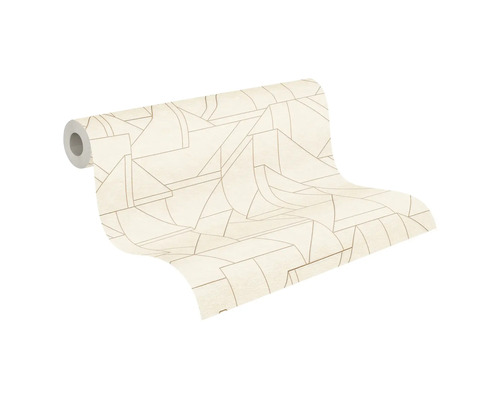 Rouleau de papier peint à motif géométrique