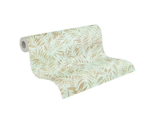 Rouleau de papier peint avec motif de feuilles pour la décoration murale