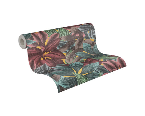 Tapetenrolle mit Blattmuster