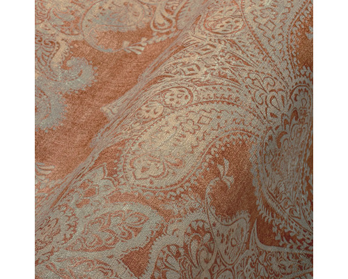 Gros plan d''un papier peint textile avec motif cachemire