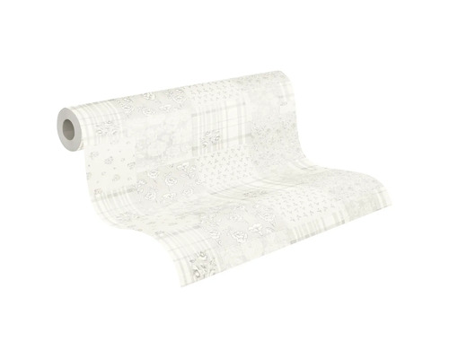 Tapetenrolle mit Patchworkmuster