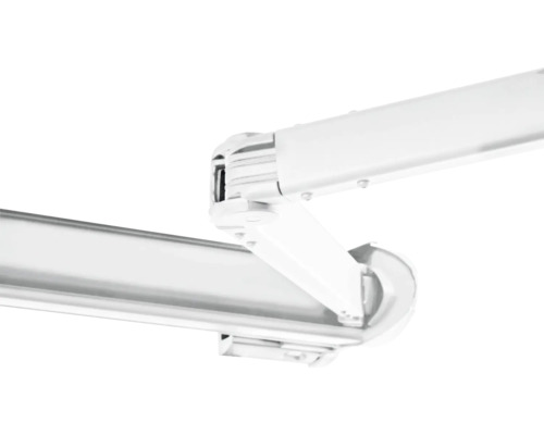 Detailaufnahme des Gelenkarms einer Markise