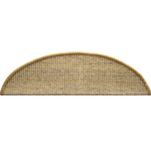 Halbkreisförmige Stufenmatte aus Textil