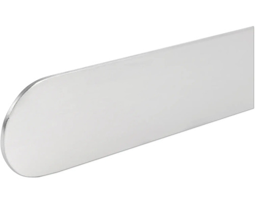 Metall-Flachleiste mit abgerundetem Ende