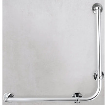 Eck-Haltegriff aus Metall für das Badezimmer zur Wandmontage.