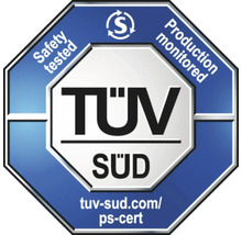 Label TÜV SÜD: sécurité contrôlée, production surveillée