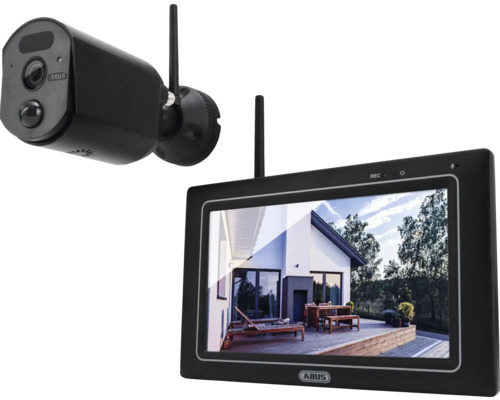 ABUS Überwachungskamera mit Monitor zur Videoüberwachung