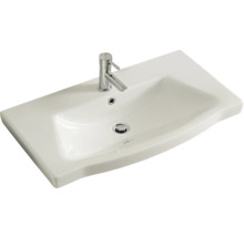 Keramikwaschbecken mit Armatur