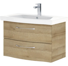 Meuble-lavabo avec deux tiroirs et robinetterie