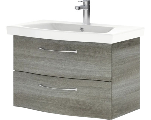 Meuble sous-vasque avec deux tiroirs et lavabo